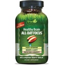 Irwin Naturals Sund Hjerne All- Day Fokus - 60 flydende Soft- Gels - øger Mental Performance & fremmer Longth Brain Health - 30 Serveringer