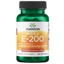Swanson Natural Vitamin E - Natural Supplement Support Heart Health & Tissue Protection - Essential Nutrient Promotion Total Health & Wellness - (100 Softgels, 200IE hver)