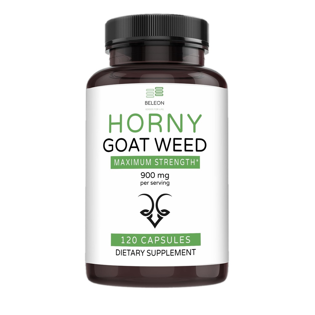 Horny Geat Weed Uddrag for mænd og kvinder - Male Enhancing Supplement Stamina Herbal Pills - 120 Kapsler