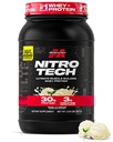Muscletech Whey Protein Powder (Vanilla Cream, 2.2 Pound) - Nitro- Tech Ultimate Muscle Building Formel med Whey Protein Isolate - 30g Protein, 3 g Creatin & 6,8 g BCAA - Packaging May Vary