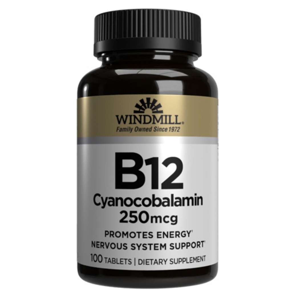 Vitamin B-12 TABS 250 MCG WMILL Størrelse: 100