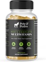 Pete & Pedro Mænd 's Complete Once Daily Whole Food Multivitaminer Measurement 124; Supplement til Hjælp med Muscle Support, Energi & Immunitet Measurement 124; Non- GMO, Natural, Made in USA l Som set på Shark Tank, 30 Day Supply