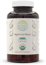 HerbEra Agaricus Blazei USDA Organic 120 Capsules | Natural Herbal Supplement | Certified Organic Vegetarian Capsules and Organic Agaricus Blazei (Agaricus blazei murill) Dried Mushroom (120 Capsules)
