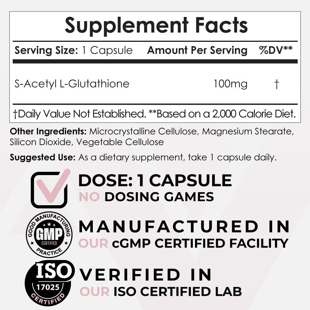 S-Acetyl L- Glutathion Kapsler
