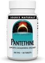 Source Naturals Pantethy, Supports Cholesterl Wellness *, 300 mg, 60 tabletter