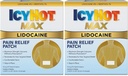 Icy Hot Max Strength Lidocain Pain Relief Patch (5 greve) Penetrates for Fast, Målrettet Relief (pakke med 2)