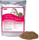 8.8 oz Horse Calming Supplement - Natural Raspberry Leaf Eases Angst og ubehag i Moody Mares, Calms under varme cykler - Egnet til Geldings Også