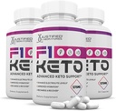 (3 Pack) F1 Keto piller 1275MG Ny & forbedret formel Indeholder Apple Cider Vinciferate Extra Virgin Olivenolie Powder Green Tea Leaf 180 kapsler