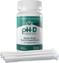 pH- D Feminin Health - Boric Acid Starter Bundle - pH- D Boric Acid Vaginal Suppositorier 12 Tæl og 3 Vaginal Suppositorier