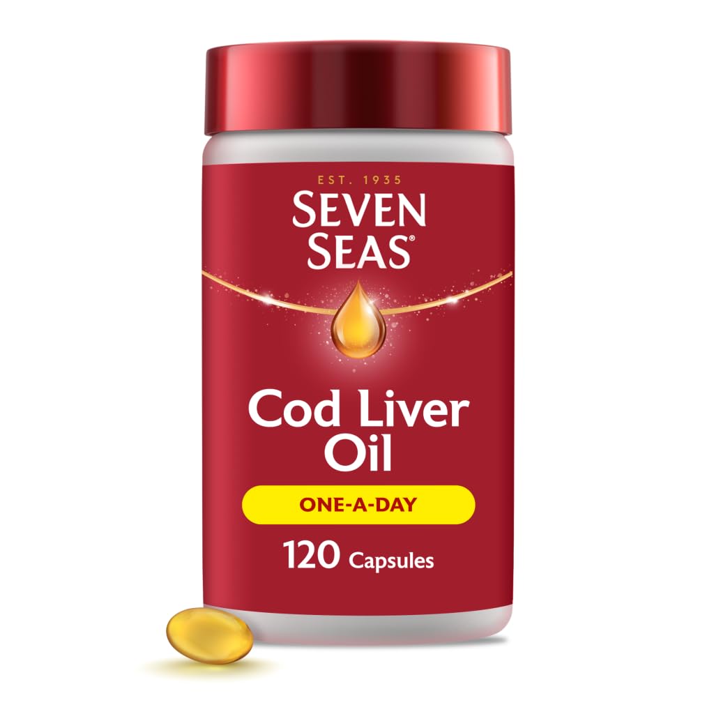 Seven Seas Pure Cod Lever Oil 120 kapsler