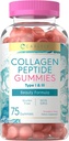 Carlyle Collagen Gummies Charles 124; Strawberry Flavor Beauty Supplements 124; Hydrolyzed Collagen Peptider til kvinder & mænd; Type 1 & 3