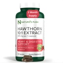 Super Potent Hawthorn Berry 10: 1 Uddrag Kapsler til fordampning Heart Health og Glycemisk støtte - Ekstra Styrke Hawthorn Berry Kapsler - Non- GMO Gluten Free Vegan GMP USA 2 måneders levering