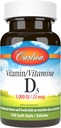 Carlson Vitamin D3 1000 IE, 100 Softgels