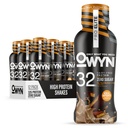 OWYN Kun hvad du har brug for Pro Elite Vegan Plant Based High Protein Keto Shake, Ingen Nut Butter Cup, Zero Sugar, 32g Protein, Omega-3, Prebiotika, Superfoods Green til træning og inddrivelse, 0g Net Carbs