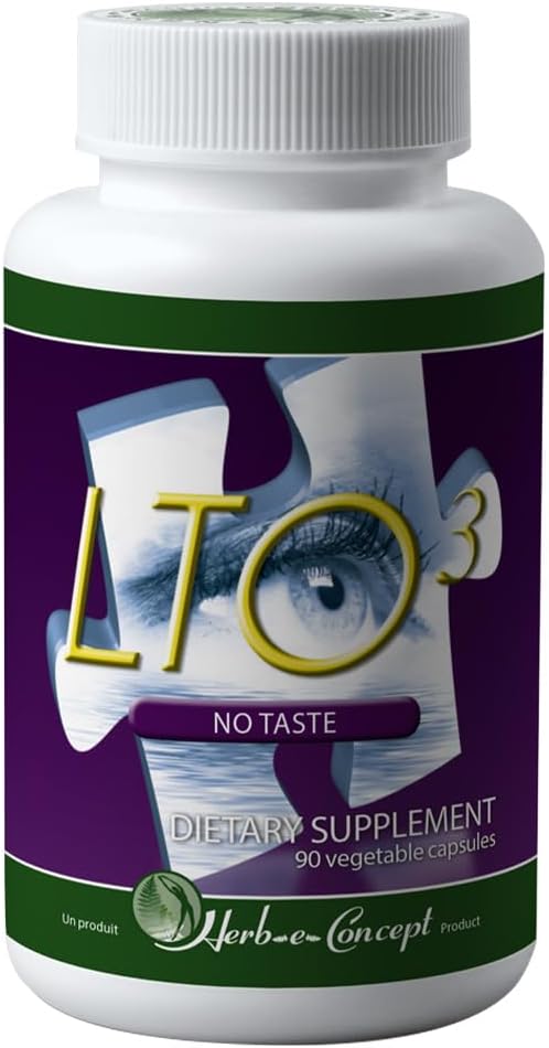 LTO3 Ingen smag med L- Theanin, Omega 3 og Skullcap - Koncentration og fokus (90 Caps)