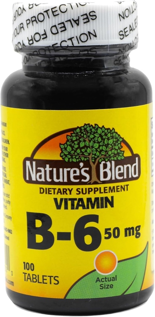 Naturens Blend Vitamin B- 6 50mg
