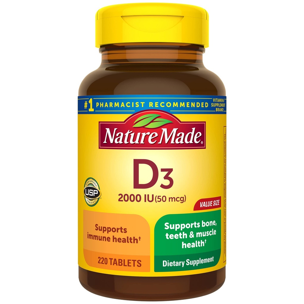 Nm Vitamin D 2000oiu størrelse 220ct Pv Vitamin D 2000oiu 220ct