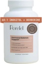 Perrelel Hormone Balance Support, Womens Inositol Supplement med Berberine, Myo & D Chiro Inositol, Alpha Lipoic Acid, & Dim til støtte Kvindelig sundhed, Soy, Dairy & Gluten Free, Ikke GMO, 120 Kapsler