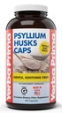 Yerba Prima Psyllium Husks Caps, 625 mg, 400 Kapsler - Naturfibre til mænd og kvinder - Regularitet Support