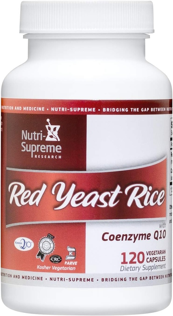 Red Yeast Rice 600 mg med Coenzym Q- 10 - 120 Vegicaps
