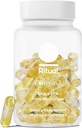 Ritual Omega 3 - Vegan - Science- Backed Dosis of DHA & EPA Fedtsyrer i 2: 1 Ratio, Biotilgængelig, Brain og Heart Health Support, Minimal Burp-Back, bæredygtigt souced mikroalger, 30 dages forsyning