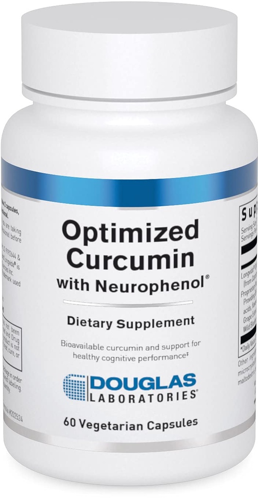 Douglas Laboratories Optimeret Curcumin med Nesphenol • 124; Understøtter en sund hjerne • 124; 60 kapsler