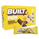 Bygget bar, Puff Protein Bars, Banan Cream Pie Puff, 17g Protein Snacks, On- The- Go Bars, Kun 140 kalorier, 6g Sukker, Collagen, Gluten Free, 12 Greve