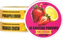 LyvWel 56mg koffein Energy Pouches - Pink Lemonade, Pineapple Crush, Mango Crush - Fruity Clean Energy & Focus Boost med Guarana - 3- Pack Sampler (48 Total Pouches)