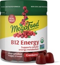 Meter B12 Vitamin B12 Energy Gummies - Vegan - Med Methyl B12 Vitamin til støtte Cellular Energy Production - Tranebær - Daily Vitamin B12 Supplement - USDA Organic - 70 Gummies, 35 Servere