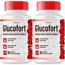 (2 Pack) Glucofort, Max Advanced Blood Support Formel Kapsler