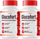 (2 Pack) Glucofort, Max Advanced Blood Support Formel Kapsler
