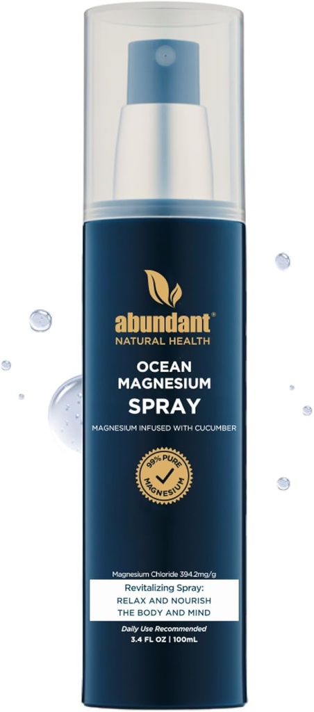 MAG I.C. Magnesium Spray med 10% Trolamine salicylat til stærk smertelindring mod akker og blå mærker, effektiv og hurtig absorption, Fragrance- fri, 100ml