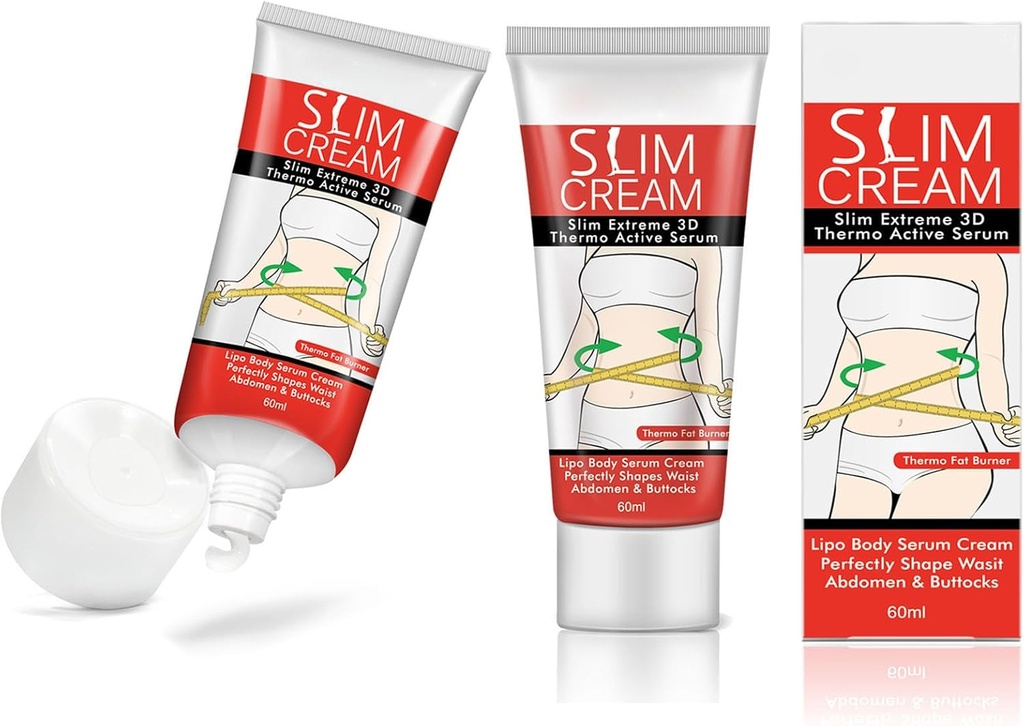 Alle naturlige Slim Fyring Krop Massage Cream Fat Burning Vægttab Massage Cream for Waist, Belly, Butt og lår