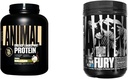 Animal Whey Isolate Whey Protein Powder - Isolere Loaded for Post Workout og Inddrivelse & Fury - Pre Workout Powder supplement til energi og fokus