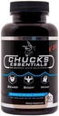 Chucks Essentials - De Bearded Mans Multivitamin, for hurtigere voksende skæg, indlæst med Vitaminer og mineraler Essential for sunde, tykkere, stærkere og hurtigere voksende hår, 90 kapsler