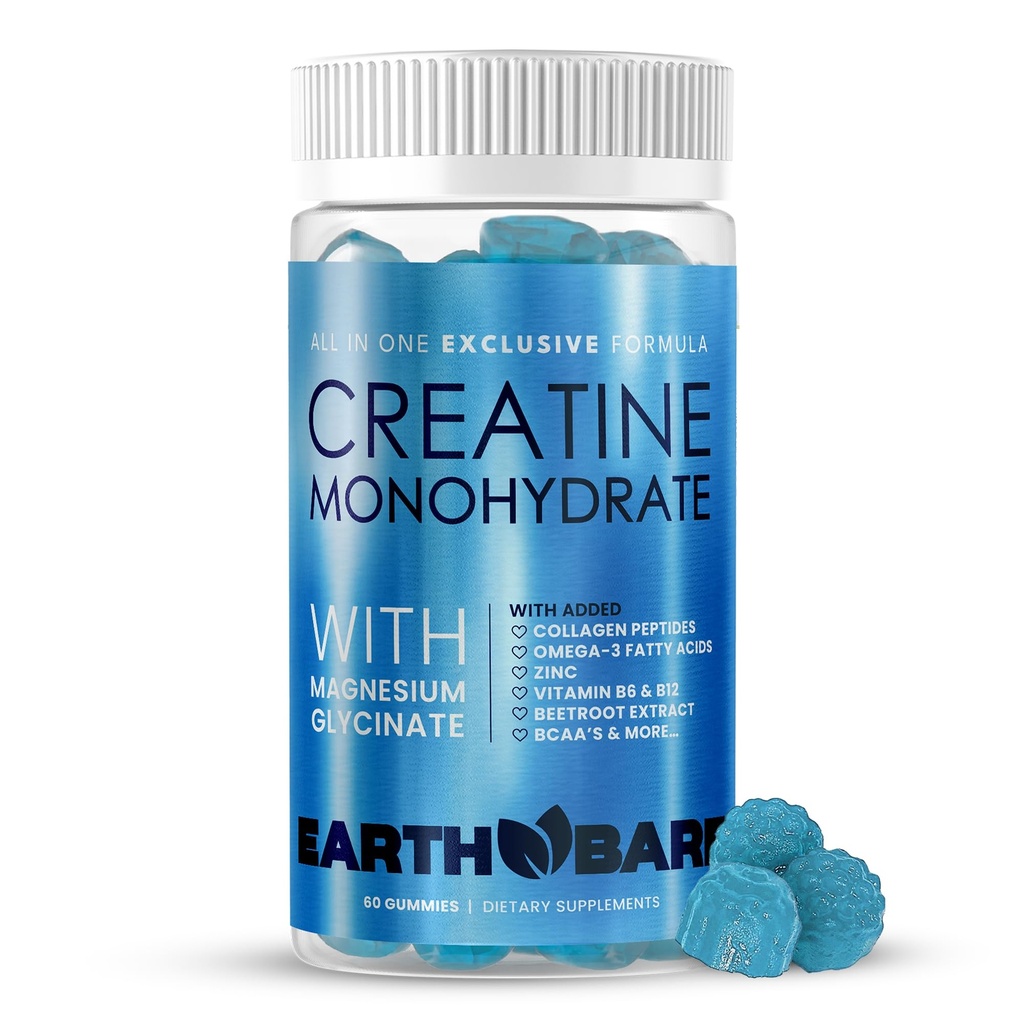 Creatinmonohydrat og Magnesium Gummier til voksne