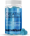 Creatine Monohydrate and Magnesium Gummies for Adults | Beta Alanine, Collagen Peptides, L-Arginine, B Vitamins | 60 Gummies