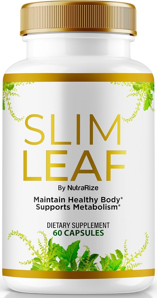 Slim Leaf piller, Ultra-Pure Keto Formel, Alle naturlige Keto kapsler til daglig energi og fitness support, Slim Leaf Detox og Cleanse, Premium Keto Lifestyle, SlimLeaf (60 kapsler)