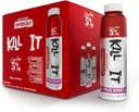 5% Nutrition Kill It Ready- to- Drink High Stim Pre Workout (124; 400mg Koffein Energy Drink) 124; Ekstrem Pump, Endurance, Focus & Hydration (124; Citrullin, Beta Alanine, Taurin) 124; 12 Pack (Wild Berry)