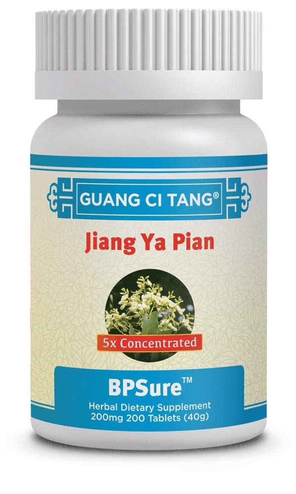 Guang Ci Tang - Jiang Ya Pian / Wan - BPsure - (Tidligere HypertenSure) 200 mg 200 tabletter