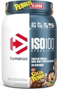 Dymatize x Kakao Småsten ISO100 Whey Protein Powder Isolate, 25g protein, 20 Servering, 5,5g BCAA, 120 Cal., Gluten Free, 1g fedt, 1g sukker, 2g Carb