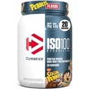 Dymatize x Kakao Småsten ISO100 Whey Protein Powder Isolate, 25g protein, 20 Servering, 5,5g BCAA, 120 Cal., Gluten Free, 1g fedt, 1g sukker, 2g Carb