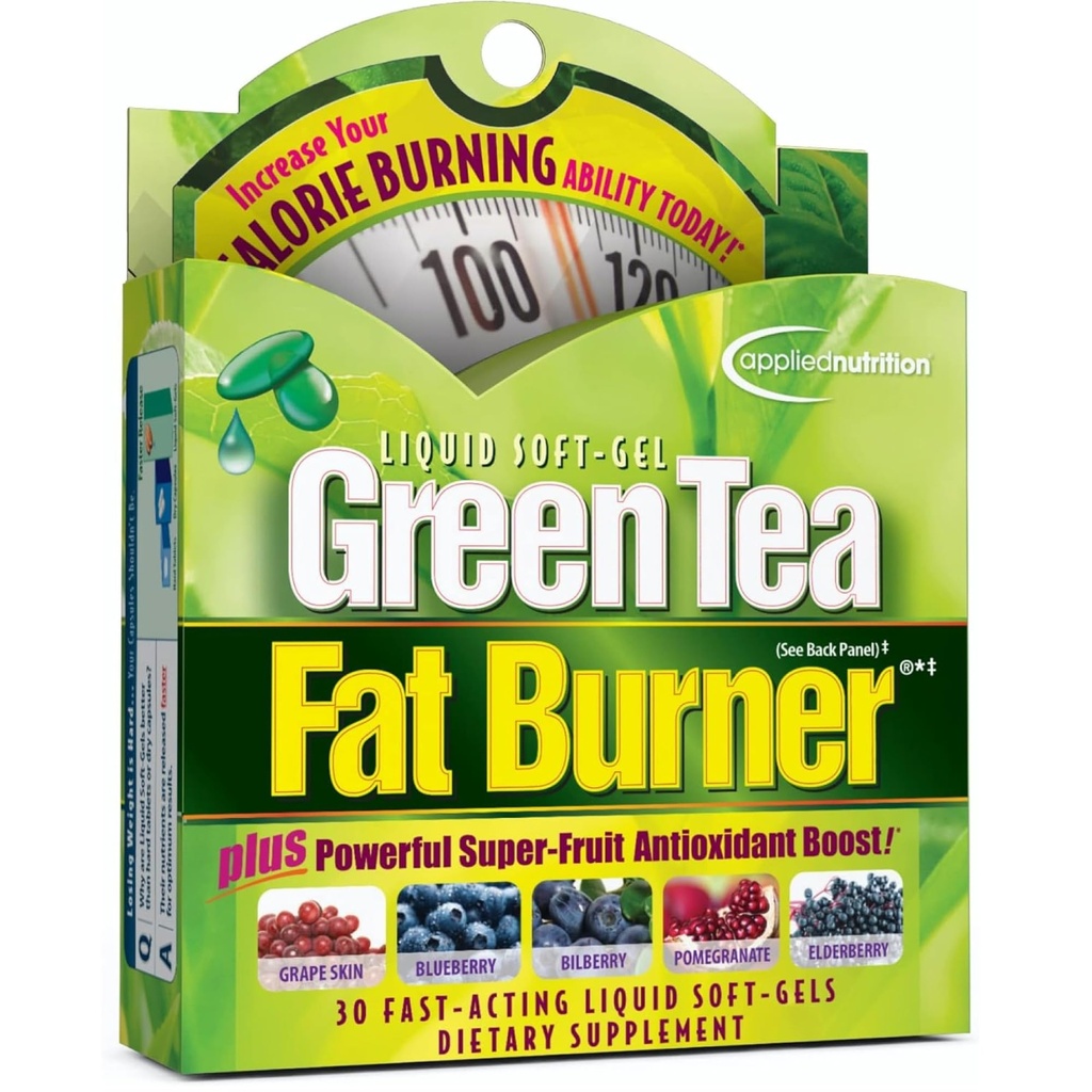 Anvendt Nutrition Green Tea Fat Burner - 30 flydende blød- Gels