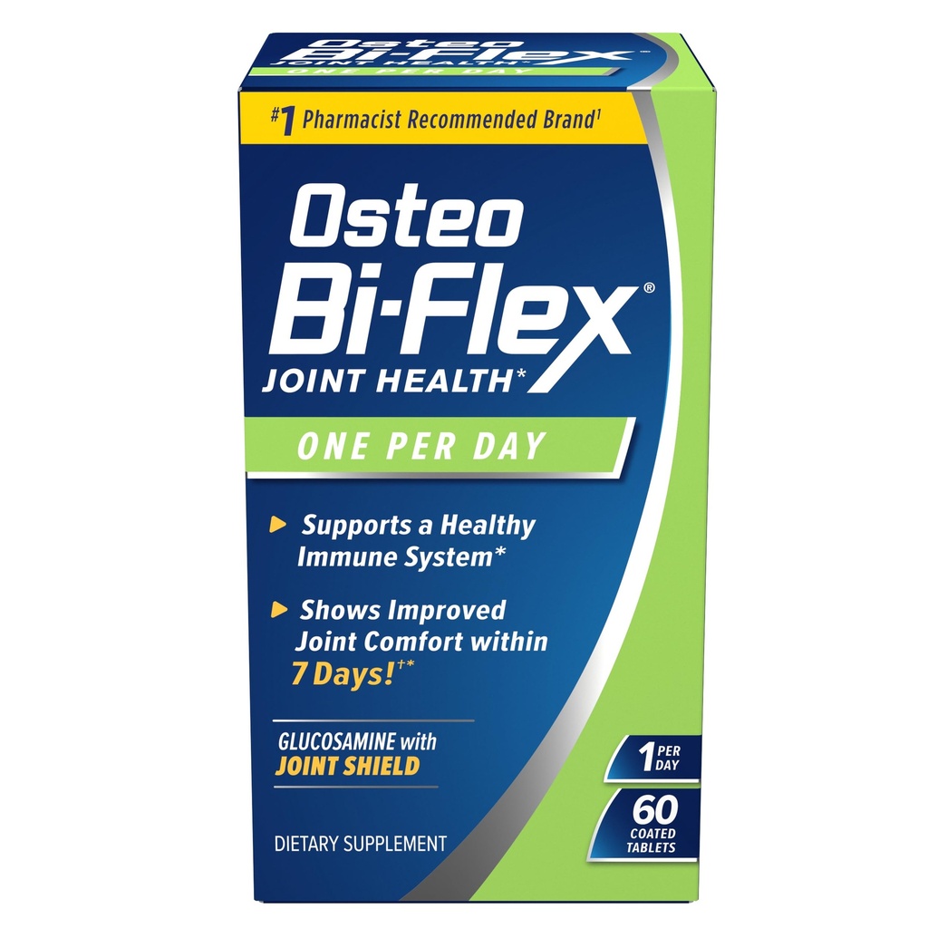 Osteo BiFlex En per dag Glucosamine fælles skjold kosttilskud, hjælper Styrke Joints, 60 Greve