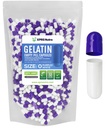 XPRS Nutra Størrelse 0 Tomme kapsler - 1000 Tomme Gelatine kapsler - Piller gør det - Pure Bovin Pill Gel Caps til Do- It- Yourself Kosttilskud (lilla / hvid)