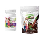 BariatricPal 30- Day Bariatric Vitamin Bundle (Multivitamin ONE 1 per dag! Chewable with 45mg Iron - Blandet berry og Calcium Citrate Soft Chews 500mg with Probiotics - Chokolade Mint)