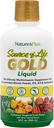 NaturesPlus Kilde til liv Guld Multivitamin Væske - 30 oz - med vitaminer D3, B12 & K2 - blod, ben & immunforsvar - Vegetar & Gluten Free - 30 Servere