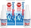 SwimSeal ™ Twin- Pack All Natural Swimmer 's Ear Drops til daglig brug snarere end Alkohol Drops eller Earplups. Løsningen for dine ører for alle vand eksponering for alle aldre.