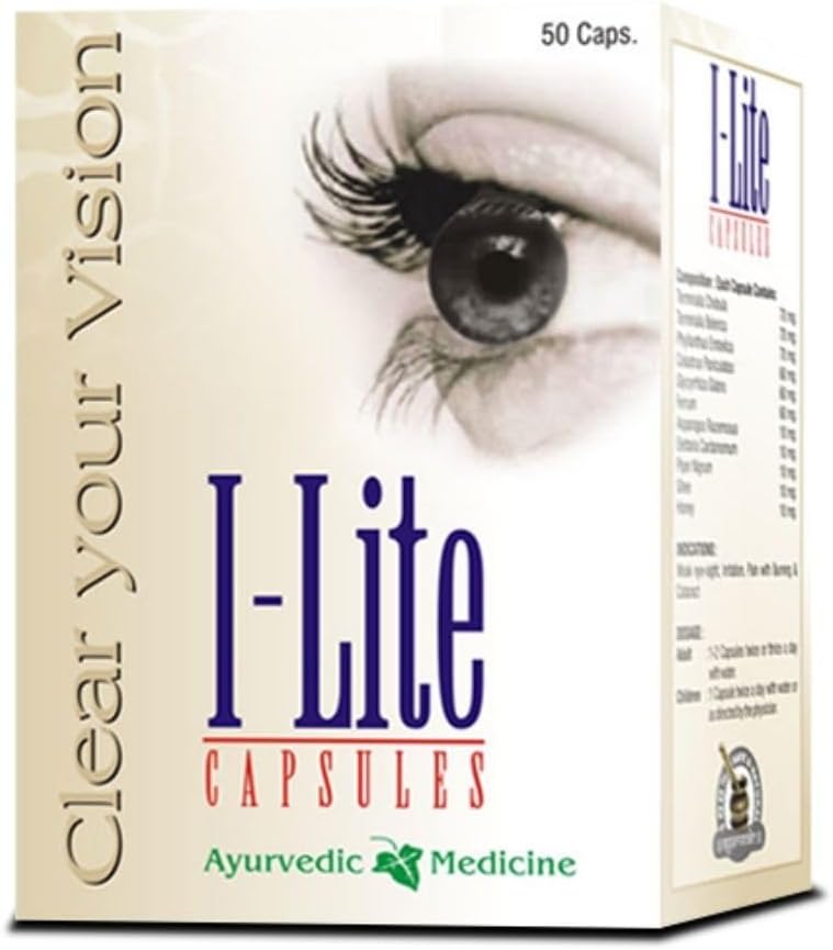 I Lite Capsule Herbal Remedy for svag syn til at forbedre Vision 4 pakker med 50 kapsler