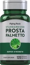 Piping Rock Saw Palmetto for mænd og kvinder i 124; 120 Softgels i 124; Kompleks med Græskar Seed Oil & Pygeum Extract 124; Ekstra styrke Prostata Supplement 124; Non- GMO, Gluten- fri